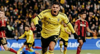 Juan Camilo Hernández, delantero del Columbus Crew SC. 