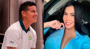 Ana del Castillo y James Rodriguez