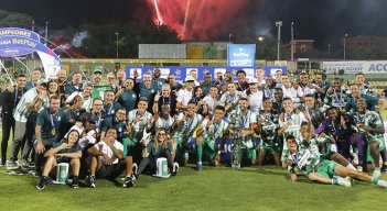 Atlético Nacional, campeón de la Superliga. 