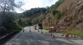 Cierres viales en Bucaramanga-Pamplona. / Foto: Cortesía/ La Opinión 
