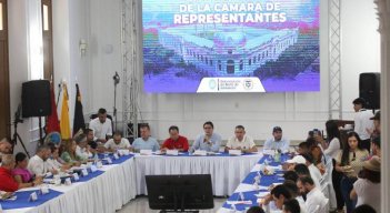 La comisión accidental de la Cámara sesionó en Cúcuta./Foto Carlos Ramírez-La Opinión