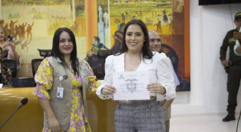 Gimena Camacho, concejala del Partido Conservador./Foto archivo