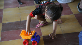 Los niños representan la población más vulnerable en medio del conflicto armado.