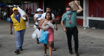 Mujeres víctimas del Catatumbo llegan desplazadas a Cúcuta/Foto Cortesía