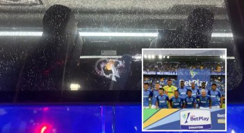 Atacan bus de Millonarios