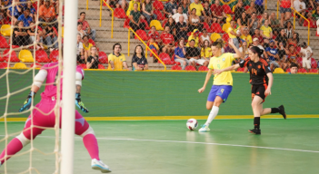 Brasil vs Colombia. Foto Conmebol