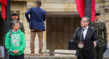 Las relaciones entre Claudia López y Gustavo Petro están plenamente fracturadas./Foto archivo Colprensa