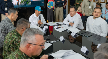 Pedro Sánchez, nuevo ministro de Defensa, visitó Cúcuta por primera vez. 