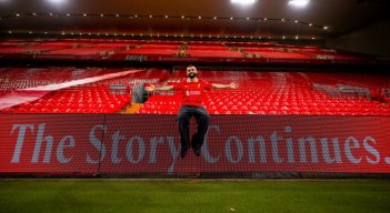 Mohamed Salah, una insignia de los 'Reds'.