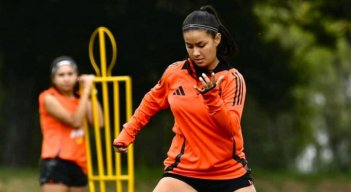 Valentina García, mediocampista nortesantandereana.