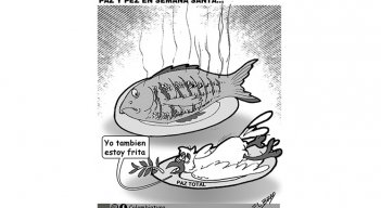 Caricatura del jueves 17 de abril de 2025.