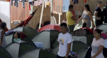Desplazados del Catatumbo en Cúcuta.