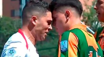 Expulsión de Juanfer Quintero.  Foto: captura de pantalla