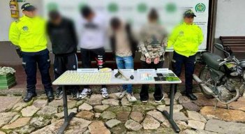 Detienen a cuatro miembros del Tren de Aragua: querían expandir el grupo. / Foto: Cortesía.