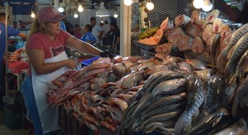 Venta de pescado. / Foto Nicolás Angarita-La Opinión