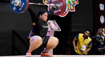 Yairan Sofía Tysforod Rivas, campeona mundial juvenil en los +87 kilos. 