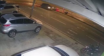 Choque de carros en Bucaramanga. 