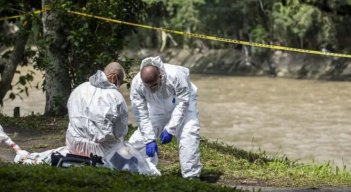 Cuerpo hallado en el río de Medellín. 