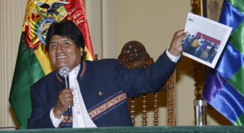 Evo Morales. 