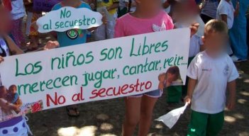 Niño secuestrado.