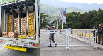 Cierre de la frontera. / Foto Carlos Ramírez-La Opinión 