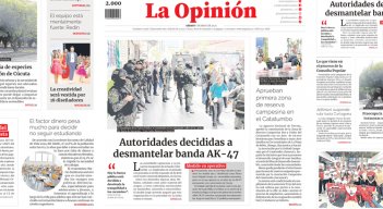 Lea la edición impresa de La Opinión de hoy, sábado 3 de mayo