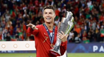 Cristiano Ronaldo gran figura de Portugal.