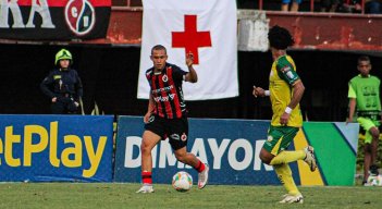 Dayan Pérez, jugador del Cúcuta Deportivo. 