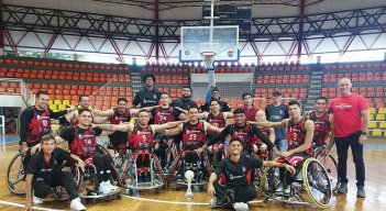 Selección Norte de baloncesto de silla de ruedas.