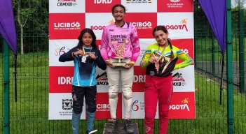Camila De La Hoz bicicrosista cucuteña.