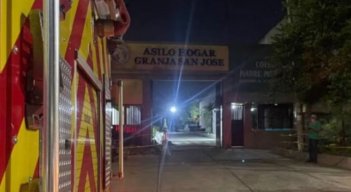 Incendio en asilo. 
