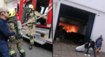 INCENDIO EN BUCARAMANGA. 