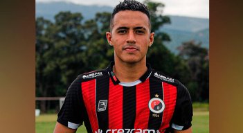 Juan Pablo Díaz, volante del Cúcuta Deportivo. 