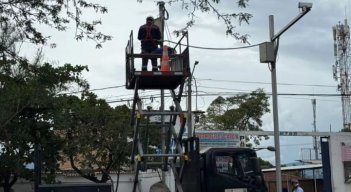 En este sitio de la avenida 7 con calle 15, en El Salado, se atentó contra una cámara de fotodetección./Foto Cortesía