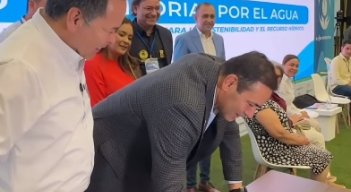 Firma del Pacto Territorial por el Agua entre los gobernadores del gran Santander/Foto cortesía