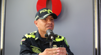 Coronel Jorge Andrés Bernal Granada, comandante de la Denor.
