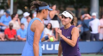 Yue Yuan y Camila Osorio, dobles US Open 2025. 