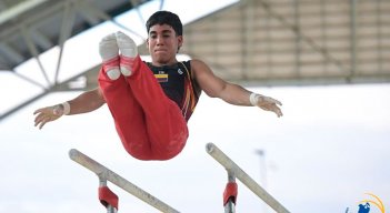 Camilo Vera, gimnasta de Norte de Santander. 