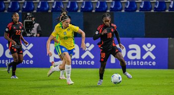 Colombia vs. Brasil, Copa América femenina. 