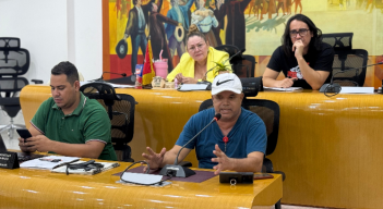 Sesión en el Concejo de Cúcuta.