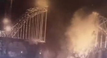 Derrumbe de un puente en China 