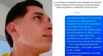 Las súplicas de una madre antes del asesinato de su hijo tras una denuncia en Facebook