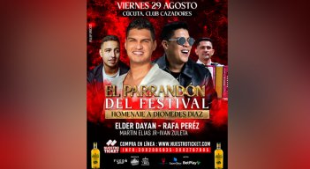 Este evento, organizado por Fuego Group, hace parte de la novena edición del Festival Vallenato La Perla del Norte.