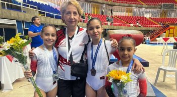 El semillero de la gimnasia femenina de Norte demostró que va en crecimiento.