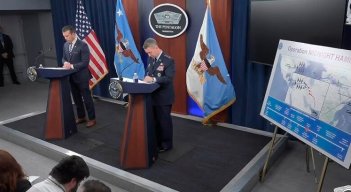 El secretario de Defensa, Pete Hegseth 