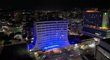 Panorámica aérea del Hotel Casino Internacional de Cúcuta/Foto cortesía