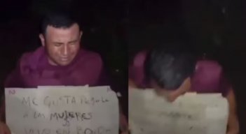 LE PEGA A LAS MUJERES