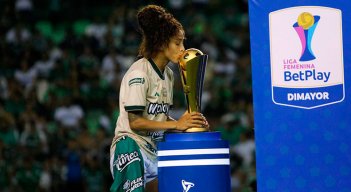 Paola García, campeona con el Deportivo Cali 2025. 