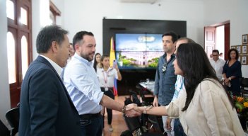 Reunión con el ministro Edwin Palma. / Foto Cortesía