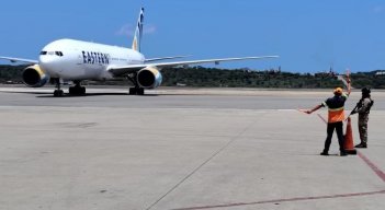 Avión de Venezuela con migrantes 
